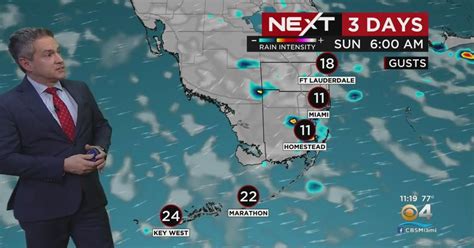 miami weather channel extended forecast.